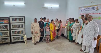 स्वतंत्रता दिवस के मौके पर एकल ग्रामोत्थान फाउंडेशन भवन में लाइब्रेरी का उद्घाटन